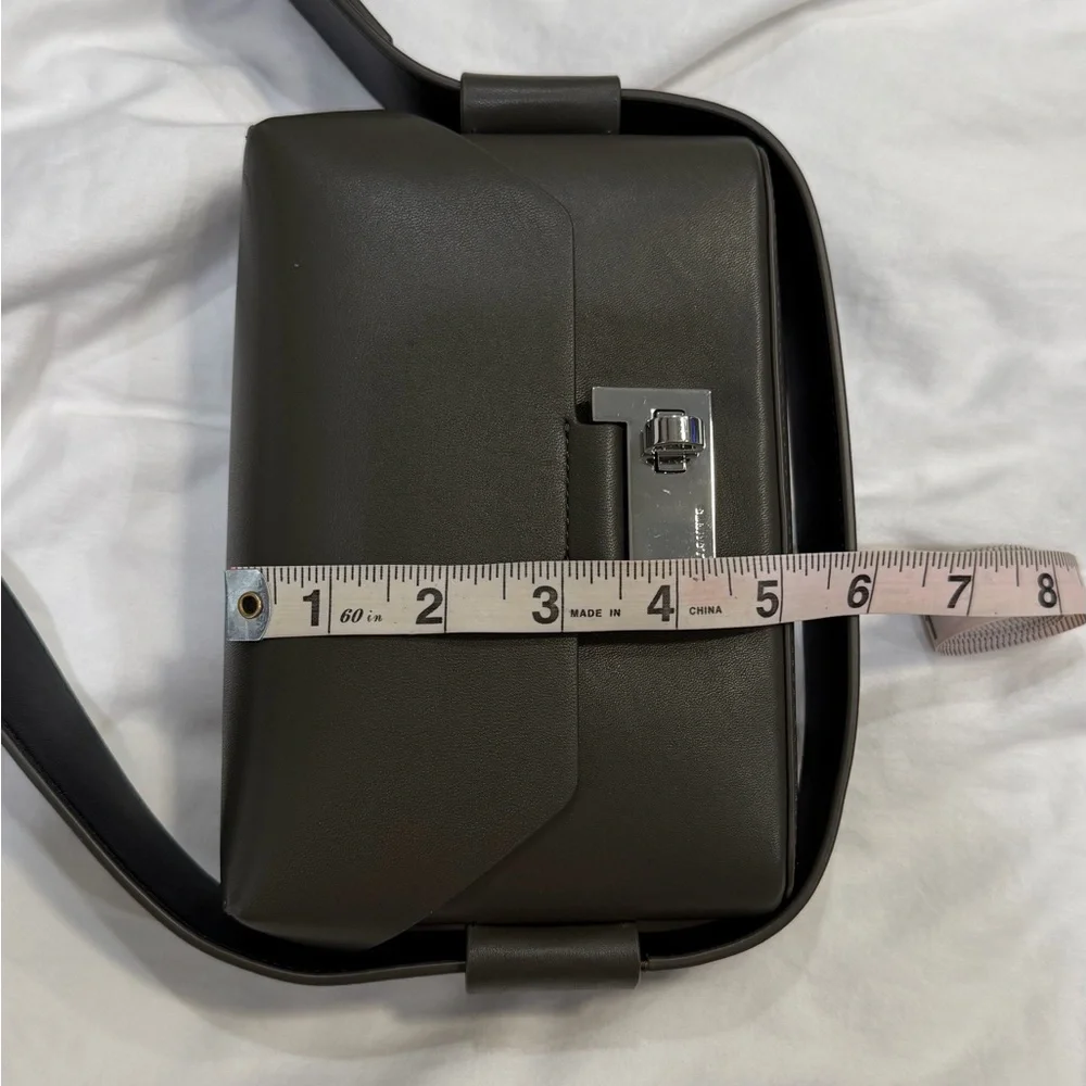All Saints Frankie 3 in 1 Crossbody Belt Bag Silver Buckle Green NWT - Picture 12 of 17